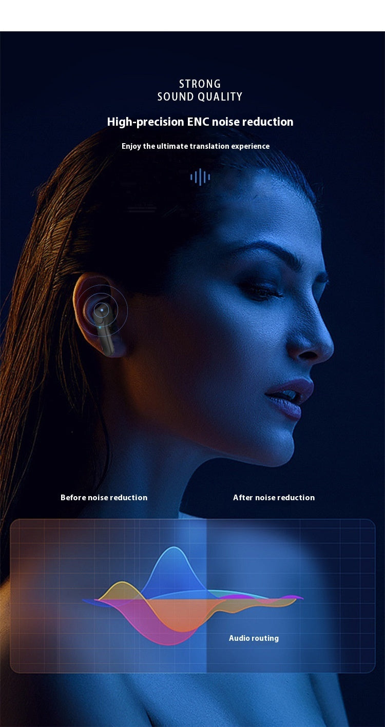 Wireless Bluetooth Translator Earbuds