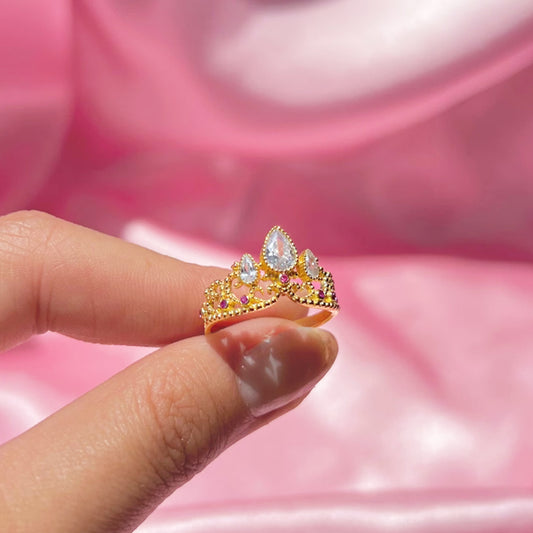 Rapunzel Crown  Bond Ring